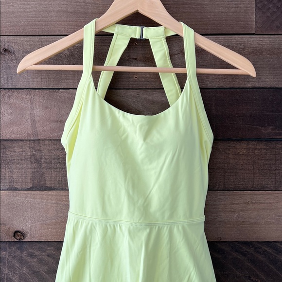 Halara Women's SoftlyZero Airy Backless Twisted Active Dress Yellow Pear Small - Picture 4 of 10